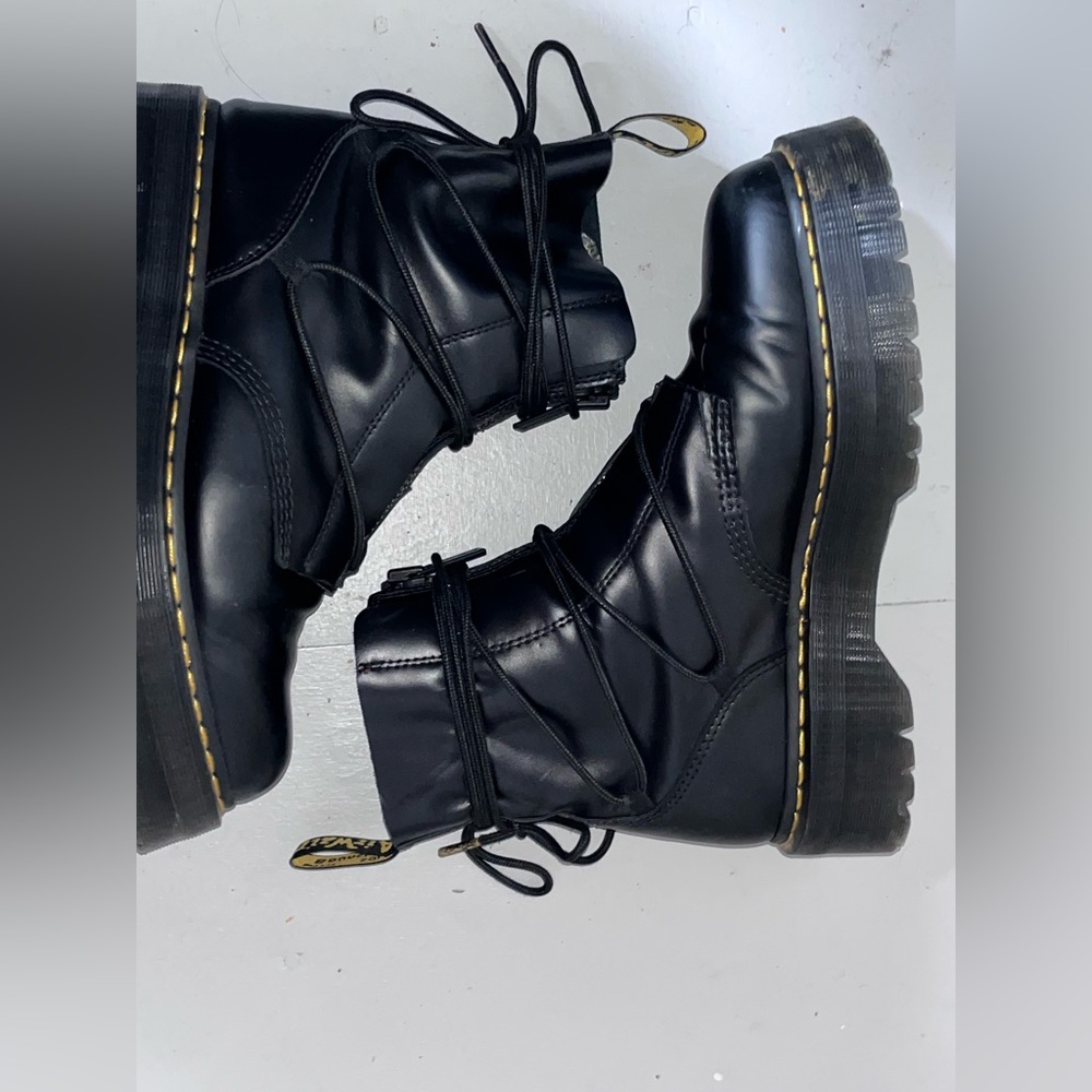 Dr. Martens 1460 Jarrick 2 Black Leather Mens Sz 13